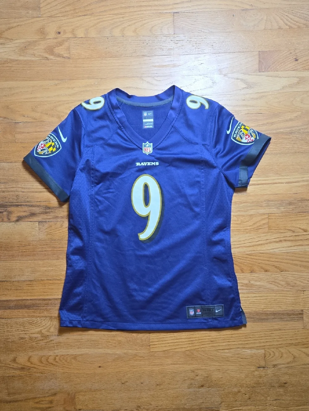 Nike Baltimore Ravens Justin Tucker #9 On Field printed jersey